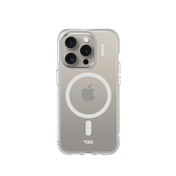 EFM Volta D3O Bio Case Phone Cover Protection For Apple iPhone 16 Pro Max Clear