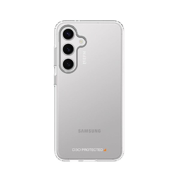 EFM Volta D3O Bio Armour Case Mobile Phone Cover For Samsung Galaxy S24 Clear