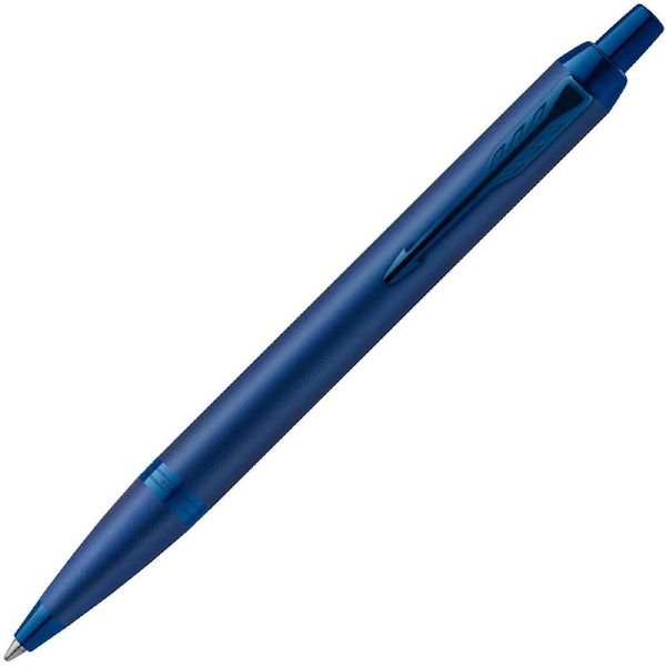 Parker IM Ballpoint Pen Achromatic Matte Blue Medium