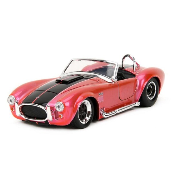 Jada 1:24 Scale Pink Slips Shelby Cobra 427 S/C 1965 Diecast Model Car
