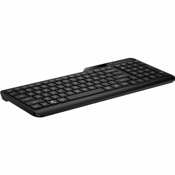 HP 475 Keyboard - Wireless Connectivity - USB Type A Interface - Jet Black - Plunger Keyswitch - Bluetooth - 2.40 GHz - Windows 11, Windows 10, Mac -
