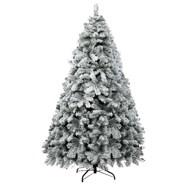 Jingle Jollys Christmas Tree 2.4M/2.1M/1.8M Xmas Trees Decorations Snowy Tips 2.4M