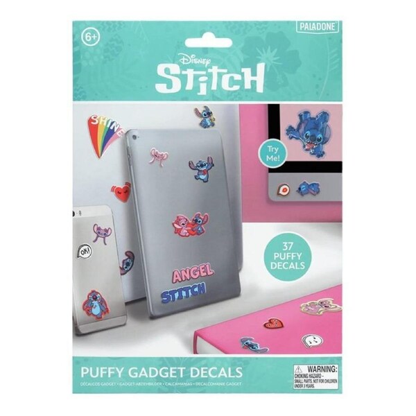 Disney Stitch Puffy Gadget Stickers and Decals