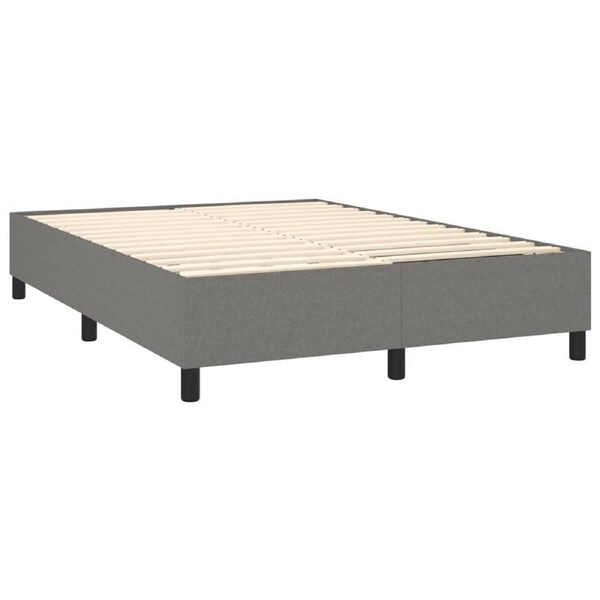 Bed Frame Queen Size Wooden Wood Mattress Base Platform Grey 206 x 152 x 35 cm