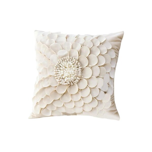 SOGA 45cm Pillow Sunflower Cover 100% Cotton Covers Linen Case Cushion Throw Pillow