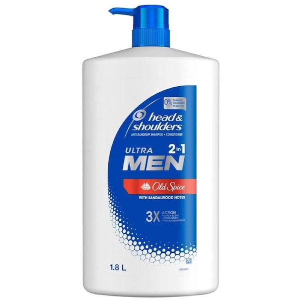 1.8L Head & Shoulders Ultra Men 2 In 1 Old Spice Shampoo And Conditioner