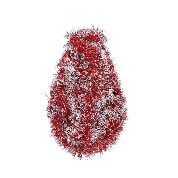 Catzon 5m Sparkling Tinsel Garland Metalic Decorations for Birthday Holiday-Red White
