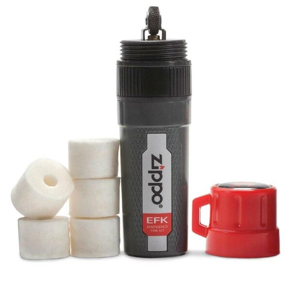 Zippo Emergency Fire Starter Kit with Waterproof Storage Canister