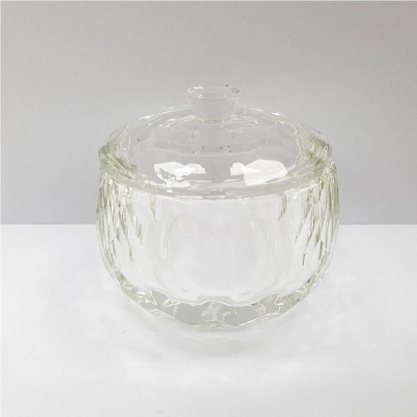 Crystal Dappen Dish Glass Nail Acrylic Liquid Powder Jar Container Clear 3oz