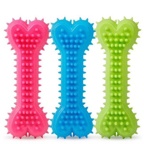 3x Dog Bone Chew Toy for Tough & Aggressive Chewers