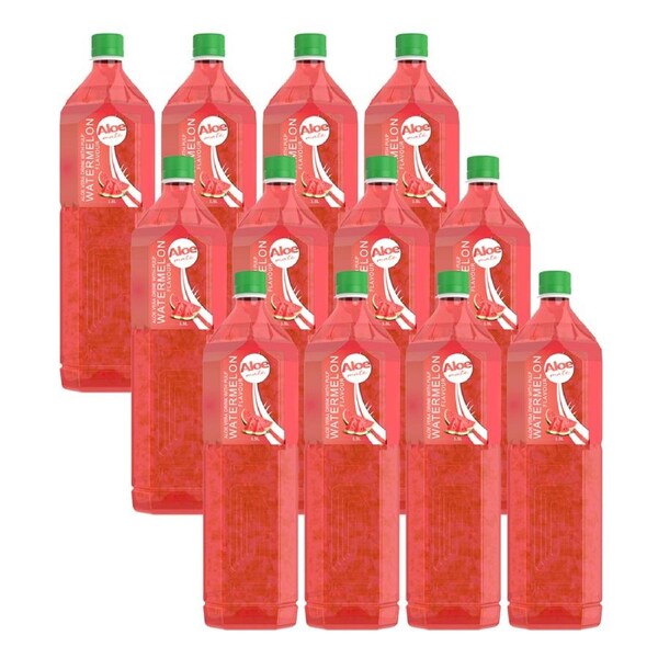 Aloe Mate 1.5L Aloe Vera Watermelon 12 Pack