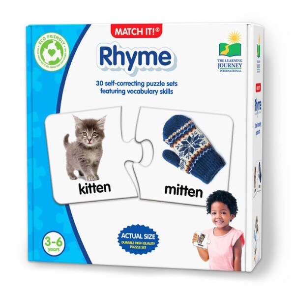 Learning Journey Match It Rhyme Puzzle