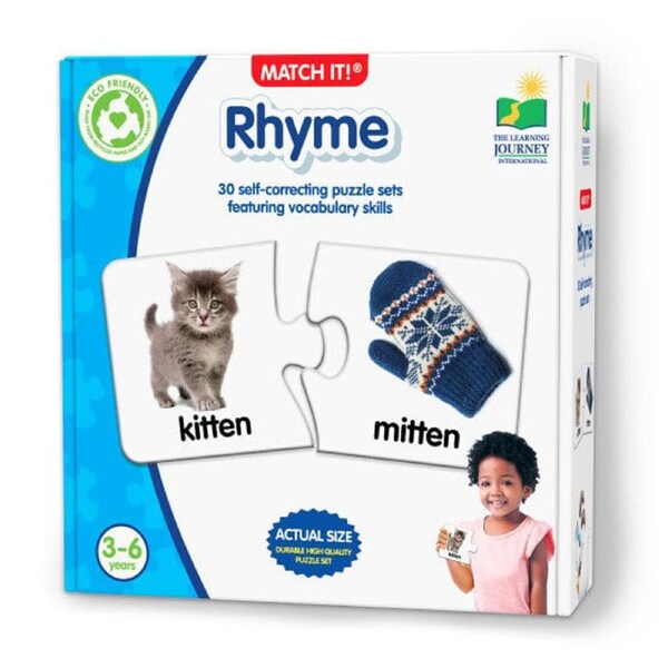 Learning Journey Match It Rhyme Puzzle