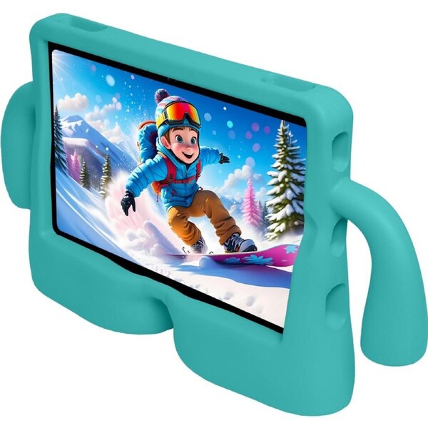 Techxtras Bumper Tablet Case with Handles iPad A16/10.9" 10th Gen - Turquoise