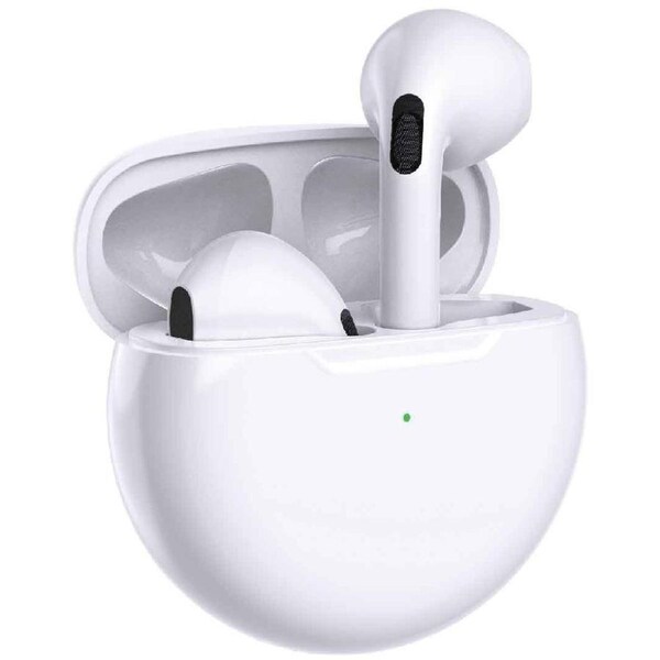 Laser TWS Earbuds - White