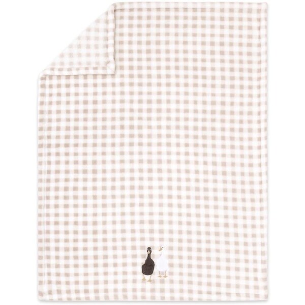 Little Haven Printed Applique Blanket - Goose
