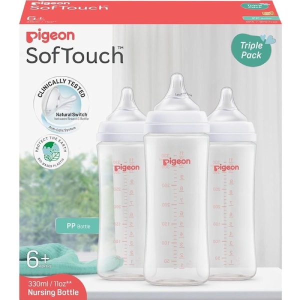 Pigeon Softouch BPP Bottle 330ml 3 Pack