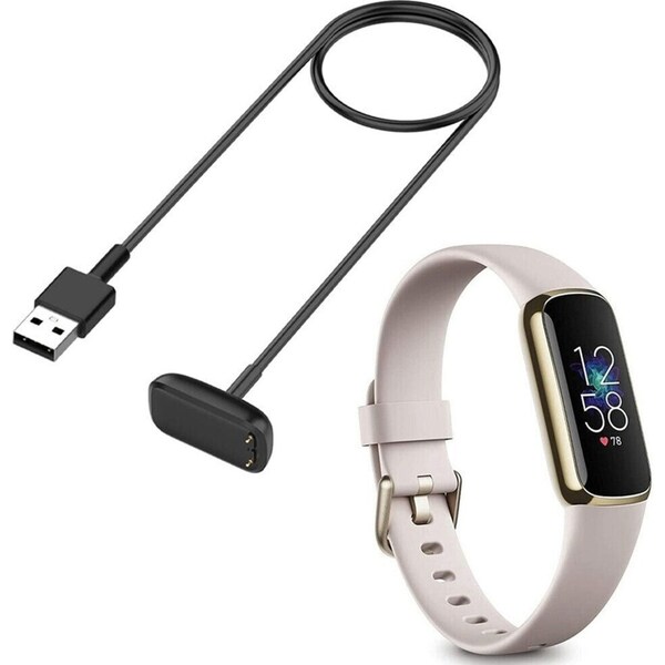 Fitbit Charge Luxe Watch Magnetic Charging Cable USB Cord Charger Dock