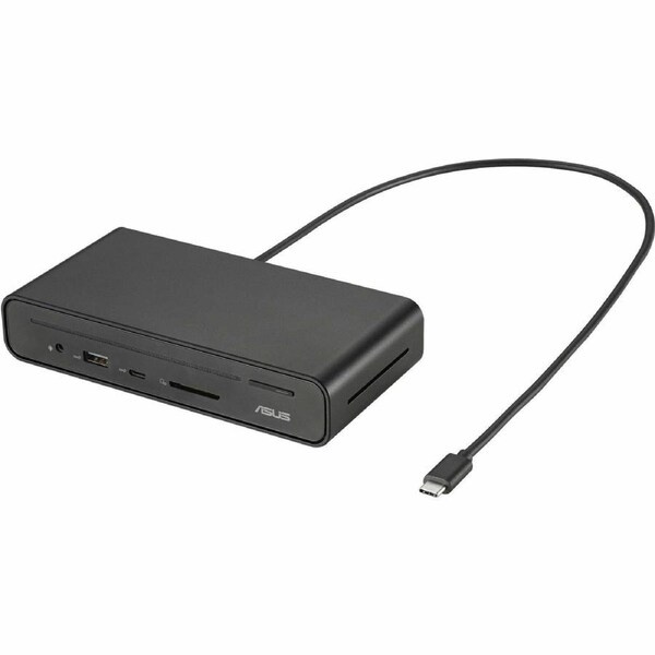 Asus DC300 USB Type C Docking Station for Notebook/Monitor/Keyboard/Mouse/Memory Card Reader - Charging Capability - Memory Card Reader - SD - 150 W