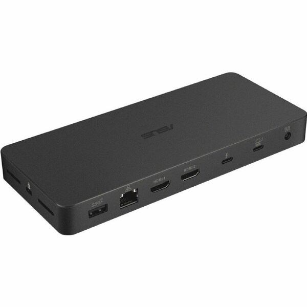 Asus DC500 Thunderbolt 4 Docking Station for Notebook/Monitor/Memory Card Reader - Charging Capability - Memory Card Reader - SD - 150 W - Black - 3