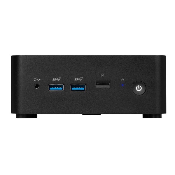 MSI CUBI NUC 1M-001BAU Barebone System - Intel Core 7 150U - Intel Chip - DDR5 SDRAM Maximum RAM Support - IEEE 802.11ax - HDMI - Network (RJ-45) - 2