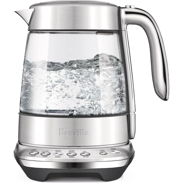 Breville the Smart Crystal Luxe Temperature Control Glass Kettle