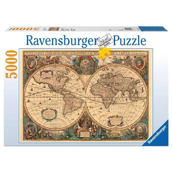 Ravensburger - Antique World Map Puzzle 5000pc