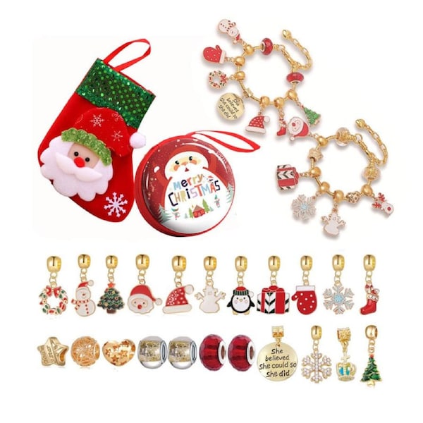 Catzon Bracelet Making Kit for Girls Crafts Gifts Set with Colorful Beads/Charms