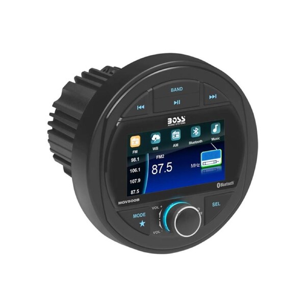 Boss Audio MGV500B Marine Gauge Digital Media Radio Receiver
