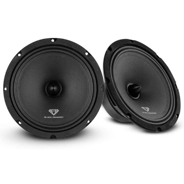 Black Diamond DIA-CM8.4B 8" Mid-Range 4-Ohm Speakers (Pair)