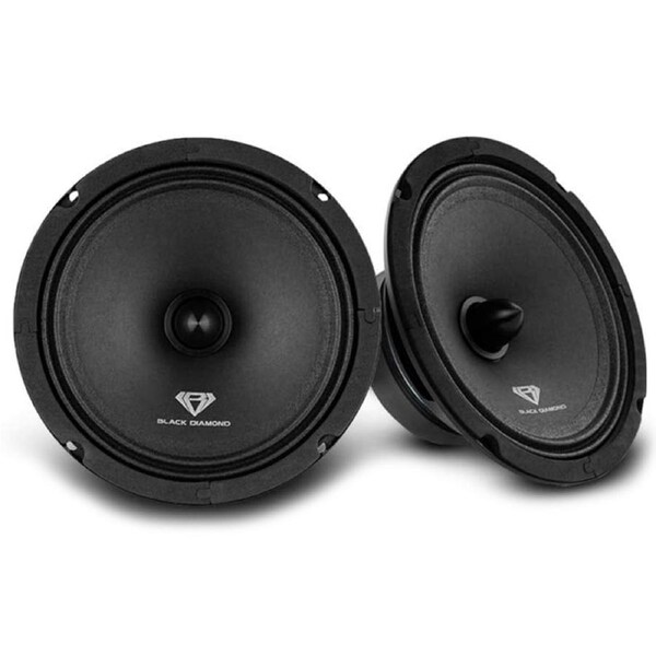 Black Diamond DIA-CM6.4B 6.5" Mid-Range 4-Ohm Speakers (Pair)