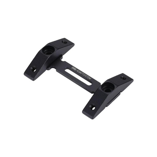 BBB Cycling DualMount Mount Bracket Matt Black - Matt Black