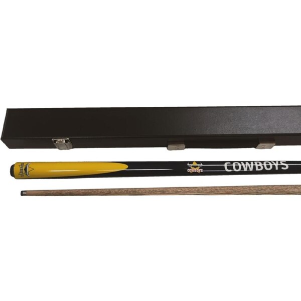 North QLD Cowboys NRL Pool Snooker Billiard Cue and Case Set