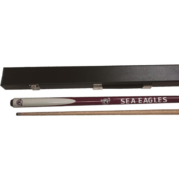 Manly Sea Eagles NRL Pool Snooker Billiard Cue and Case Set