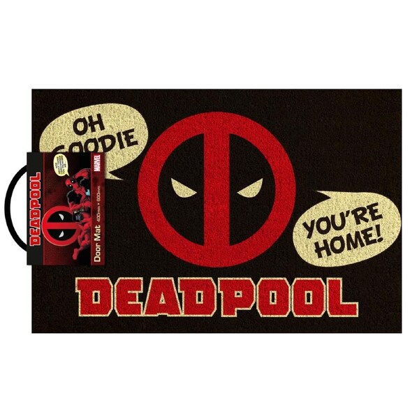 Marvel DEADPOOL Oh Goodie Welcome Man Cave Door Mat