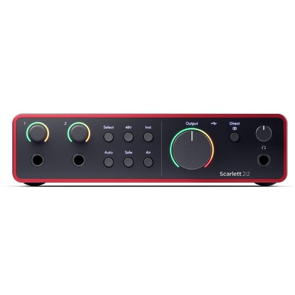 Focusrite Scarlett 2i2 (4th Gen) USB Audio Interface
