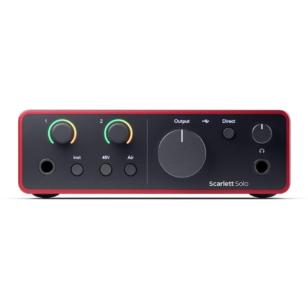 Focusrite Scarlett Solo (4th Gen) USB Audio Interface