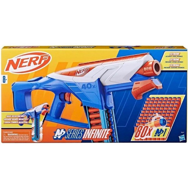 Nerf - Infinite Blaster 80 Nerf N1 Darts Compatible Only With Nerf N Series Blasters - Hasbro