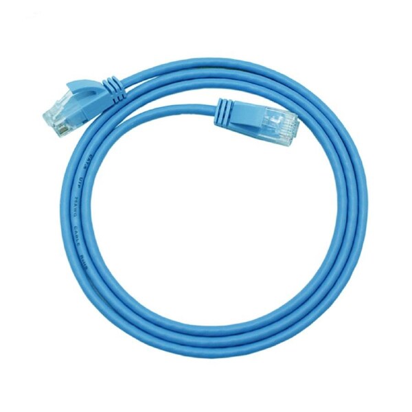 Cruxtec RF6A-150-BL Ultra-Thin CAT6A U/UTP Ethernet Power Cable Blue 15m
