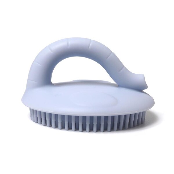 My Pure Silicone Baby/Toddler Bathing Grooming Cleaning Brush Baby Blue 0M+