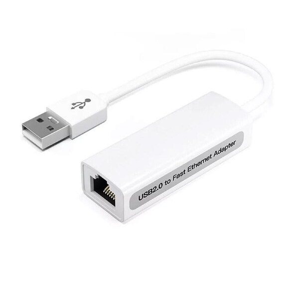 LAN-USB to Ethernet Adapter 100Mbps Network RJ45 Gigabit for Windows IOS Mac