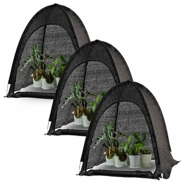 3 PACK Pop Up Shade Cover - 0.92 m x 0.92 m x 1 m High