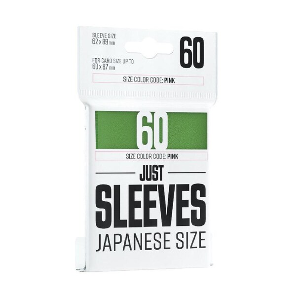 Gamegenic Just Sleeves Japanese Size Green