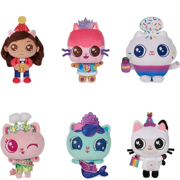 Gabby's Dollhouse Basic Plush Celebration - Assorted*