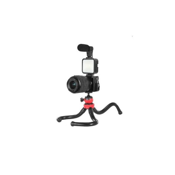LED Light Mobile Vlog Phone Video Selfie Vlogging Kit