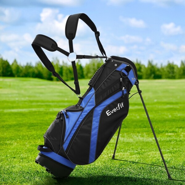 6-Way Golf Stand Bag Everfit Insulated Carry Bag Zippered Rain Cover