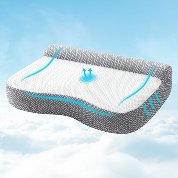 Giselle Pillow Memory Foam Contour Neck Support
