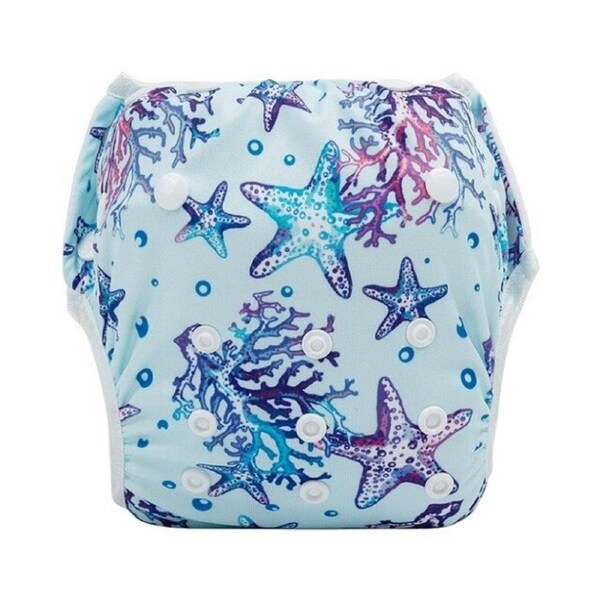 Alva Baby Coral Reef Print Reusable Swim Nappy
