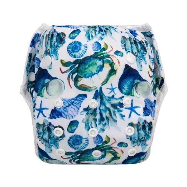 Alva Baby Under The Sea Print Reusable Swim Nappy