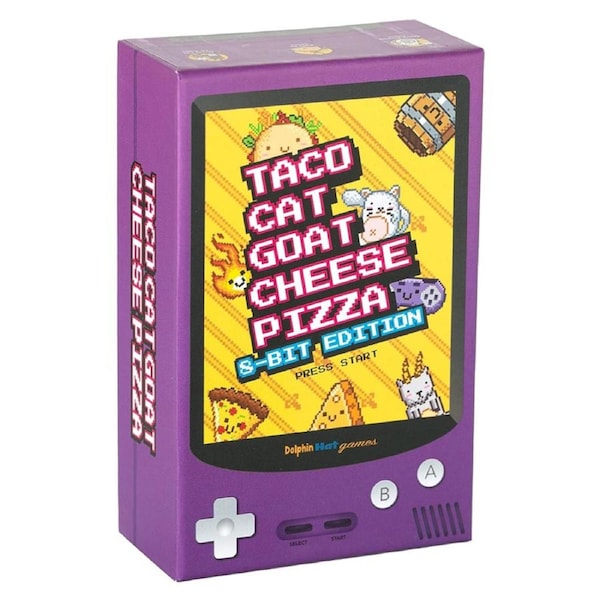 Taco Cat Goat Cheese Pizza 8-Bit Edition Card Game